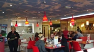 The interior of the Little Chef at Feering