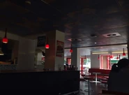 The interior of the Wisley South Little Chef in 2015