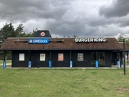 The building as a Burger King and Greggs