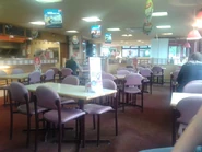 The interior of Alwalton Little Chef in 2015