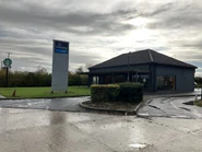 The Starbucks, housed in the building of the former Little Chef at New Fox North