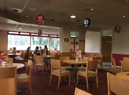The interior of the Little Chef at Barton Mills South