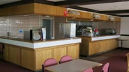 The interior of the Little Chef at Morcott, shortly after closing
