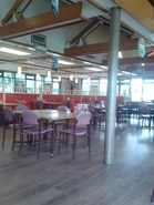 The interior of Colsterworth Little Chef in 2015