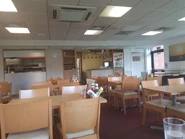 The interior of the Little Chef at Oswestry