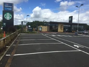 The Starbucks, in place of the former Little Chef at Alwalton