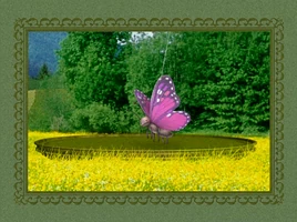 Pretend Purple Butterfly