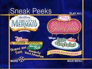 Sneak Peeks menu page 1