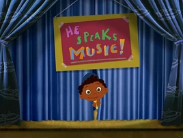 He Speaks Music Title Card