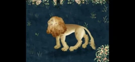 Medieval Tapestry Lion