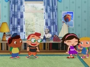 Leo's Beethoven sculpture in How We Became the Little Einsteins: The True Story