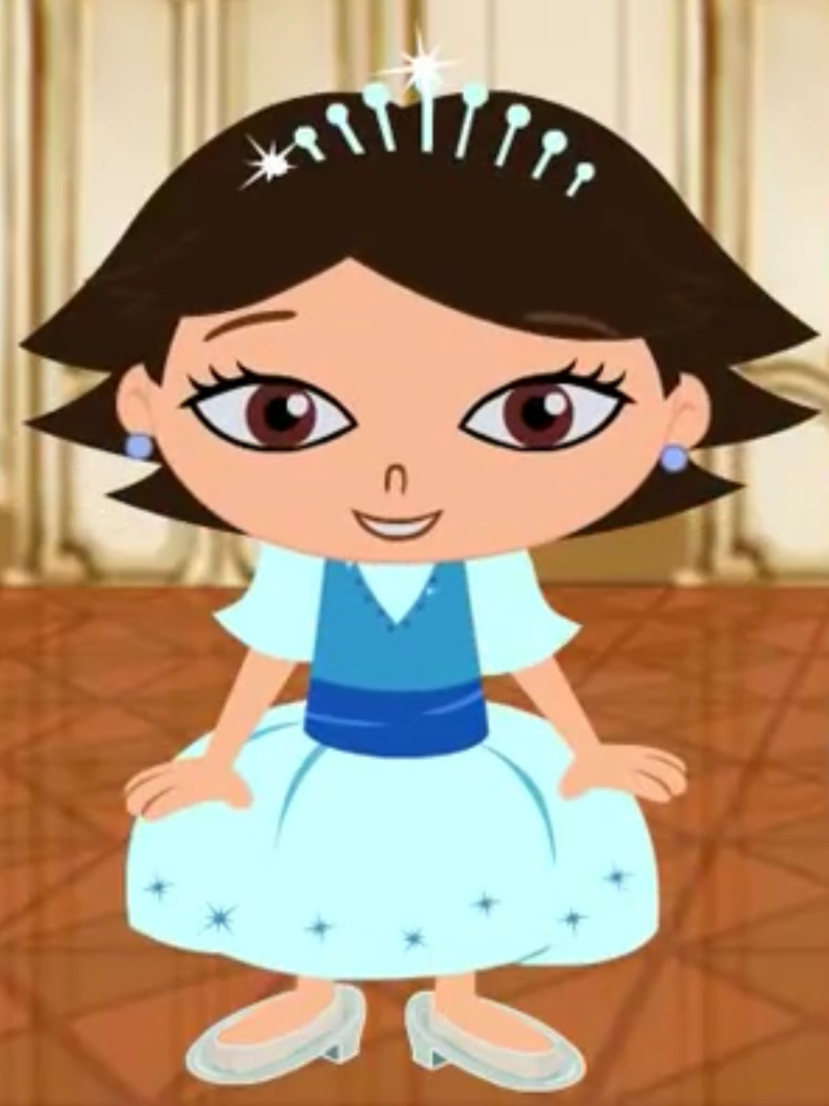 Little girl glass slippers clearance