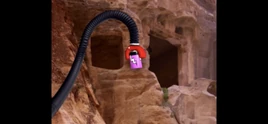 Purple Flying Battery