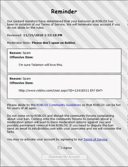 Talk:Account moderation/Archive 2, Roblox Wiki