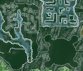 Worrywart Kingdom's location on the map, with the Nature Maze to the northwest and the Eggan Ruins to the southeast