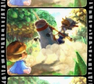 Howser in an unused cutscene