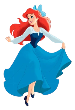disney princess ariel blue dress Vienna Maxi Dress