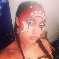 Leigh-Anne as salute warrior