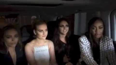 Little Mix on their way to the Radio 1 Teen Awards!