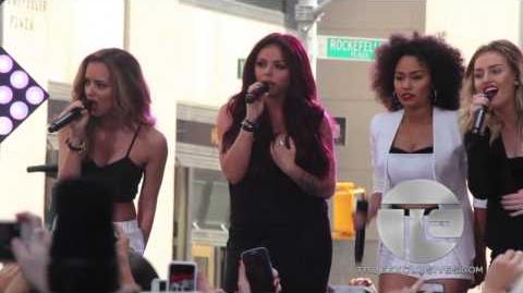 Little Mix Performs "Little Me" At Rockefeller Plaza