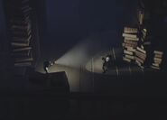 A Shadow Kid caught in the light.