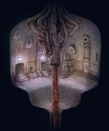Concept art meat grinder.