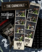 Фотокарточки с логотипом Карнавала в виде корабля.