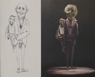 Concept art of the Kin and Mini-Kin.