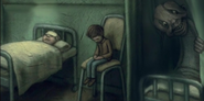 A concept art of what could possibly be the alternative design for the Patients and is known as "StrangeGuy" in the game's files.