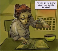 Akedia during her free time.