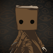 Another avatar of Mono also exclusive to the Digital Content Bundle DLC/deluxe version of Little Nightmares II. (Square version)