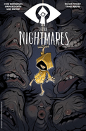 The Guests as they appear on the cover of the second Little Nightmares issue.