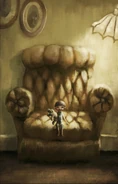 A portrait of a Bully found in the Institute chapter in Little Nightmares III.