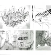 Зарисовки структуры Карнавала, как летающего корабля.
