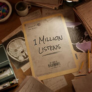 An official depiction of some of the items referenced in the series created to celebrate one million listens.
