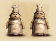 Concept art of chefs in full growth.