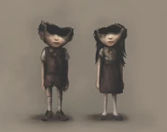 Concept art of Bullies with broken head.