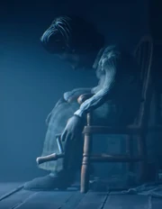 Taxidermy Attic Woman