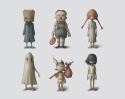 Mono little nightmares 2 Friki Sheep - Illustrations ART street