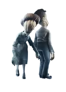 Зрители, одетые по моде 1950 — 1960-х годов.