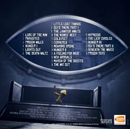 Обратная сторона обложки саундтрека.