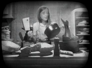 Fish in a pot on TV.