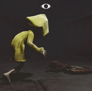 Six about to eat a rat alive.