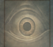 A painting of an Eye in its Hunger version.