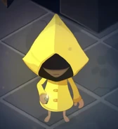 Девочка использует зажигалку (вырезанную из игры), как видно в трейлере.