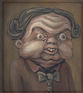 A portrait of the Barber from Secrets of the Maw and Little Nightmares II.