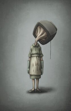 Barber as a game model from Little nightmares 2 artbook. : r/ LittleNightmares