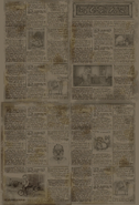 Various newspaper, the top left article featuring The Baker character.