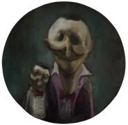 A painting of Mini-Kin with the Kin.