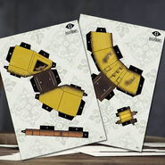 A promotional image for Six's PAPERCRAFT instructions.